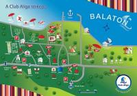 Balatonaliga Club Aliga - Die Landkarte des Erholungkomplex - Hotel Club Aliga