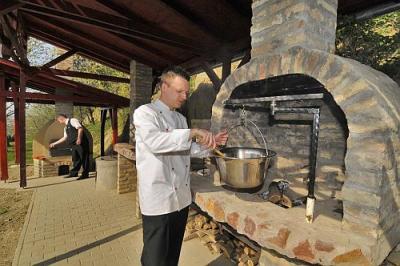 Hotel Fried in Simontornya - das Schlosshotel wartet auf die Gäste mit leckeren Grillspeisen - ✔️ Fried Schlosshotel Simontornya - elegantes 3 Sterne Schlosshotel für billige Preis in Simontornya