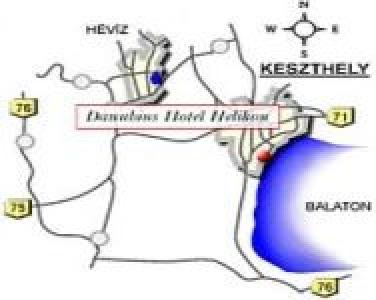 Hotel Helikon Keszthely Balaton-Landkarte - Hotel Helikon**** Keszthely - 3-Sterne Hotel in Keszthely am Plattensee