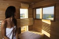 Hotel Nautis in Gardony Infra Sauna im Viersternehotel