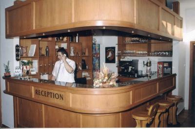 Pension in Westungarn - Rezeption von Amstel Hattyu Györ - Gasthof - ✔️ Amstel Hattyú Győr**** ✔️ Günstige Hotel in Győr