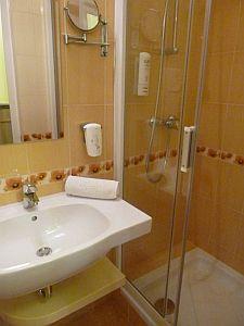 Standardes Badezimmer im wellness Hotel in Kecskemet - ✔️ Hotel Aranyhomok Kecskemét ✔️ Wellnesshotel in Kecskemet