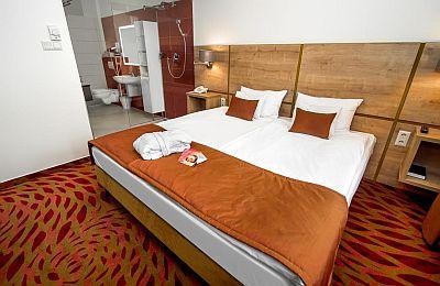 Wellnesshotel in Budapest - Elegantes und bequemes Zweibettzimmer im Rubin Wellnesshotel, Wellness-Zentrum Budapest - ✔️ Rubin Wellness Hotel Budapest ✔️ Günstige Rubin Hotel